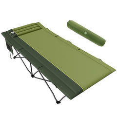 TIMBER RIDGE 31.8-inch wide cot full view showing extra spacious sleeping surface and setup context