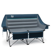 Timber Ridge Double Chair seat closeup shows plush cushions for group seating.