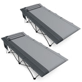 TIMBER RIDGE extra wide camping cot setup for easy, comfortable sleeping outdoors.