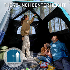 TIMBER RIDGE rainfly included image highlights rain-ready shelter