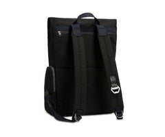 Timbuk2 Foundry magnetic closure detail enabling quick, secure access to the main compartment.