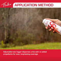 Bag-on-valve system delivers consistent mist without added propellants for longer field sessions.