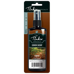 TINK'S Earth Cover Scent Spray action demonstrates easy pump-spray control for treestand use