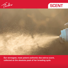 Tink's Peak30 doe estrus urine has peak estrogen levels for strong lure potential.