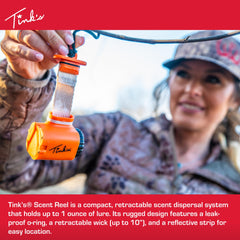 Tink's Scent Wick reservoir filled with up to 1 oz lure for field use