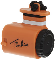 Tink's orange wick extends to 10 inches for adjustable scent reach