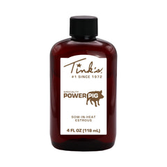 TINK'S Synthetic Power Pig attractant bottle front view, effective hog hunting lure.