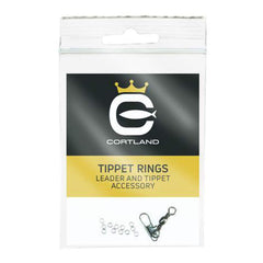 Tippet rings in nickel black finish