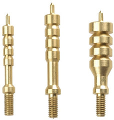 Assorted brass jags for calibers .17 to .46