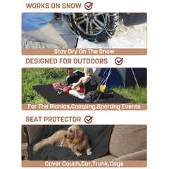 Tirrinia blanket outdoors during a picnic on grass for comfortable seating.