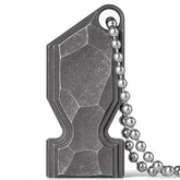 TISUR Titanium Emergency Whistle necklace shows wearable signaling and style.