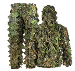 Titan 3D Leafy Suit Youth camouflage for quiet hunting in woods