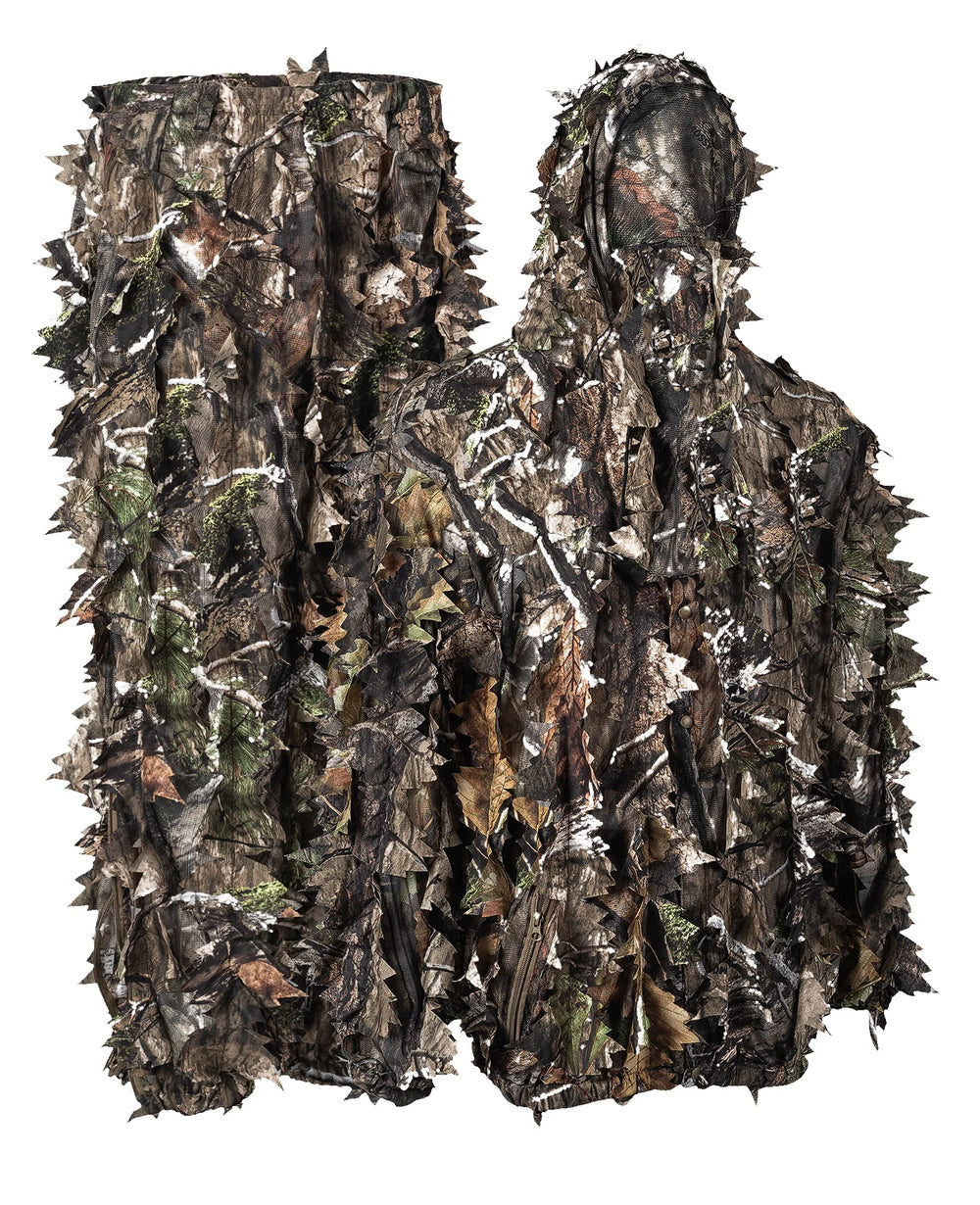 Titan 3D Leafy Suit Youth camouflage for hunting in woodlands with realistic 3D leaves