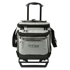 Titan by Arctic Zone exterior view in seagrass finish for outdoor gatherings.