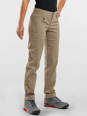 Title Nine Recycled Clamber 2.0 pants pocket closeup with secure zip pockets for valuables on trails