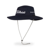 Titleist Tour Hat navy/white front view for breathable sun-ready comfort.