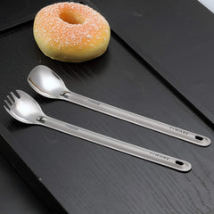 Tiware corrosion-resistant titanium flatware remains rust-free for outdoor use.