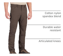 TK Flex Rise back pocket detail for secure storage on trails