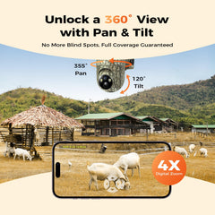 TKENPRO 360 panoramic view with remote viewing capability