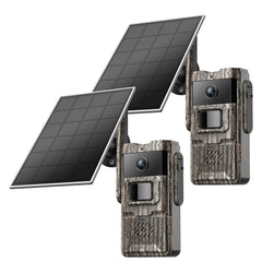 TKENPRO 4G LTE trail camera front view for quick remote monitoring and activity capture.