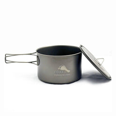 TOAKS Light pot lid with lockable grip ensures stable cooking and pouring