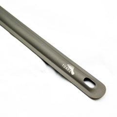 TOAKS spoon with matte finish providing smooth grip and durability.