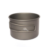 TOAKS Titanium 550ml Bowl top view, ultralight campware for meals on the go