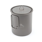TOAKS Titanium 750ml Pot with lid demonstrates ultralight cooking for solo backpacking