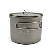 TOAKS titanium 900ml pot with lid for ultralight backpacking