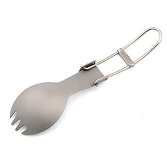 TOAKS spork features a locking bar to stay open during meals.