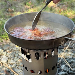 TOAKS titanium folding-spork-small, ultra-lightweight tool ideal for backpacking adventures