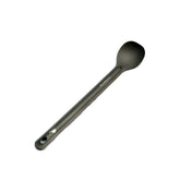TOAKS titanium long-handle spoon with extended reach for bottle corners.