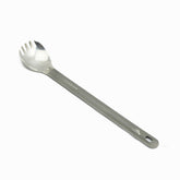 TOAKS titanium long-handle spork polished-bowl smooth for outdoor meals