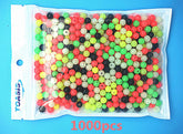 Toasis 5mm luminous fishing beads, mixed colors close-up image 1