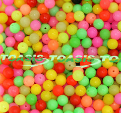 Toasis luminous glow fishing beads 5mm for fishing rigs, mixed colors image 2