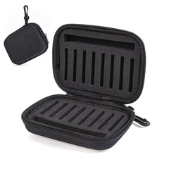 Front view of Toasis fishing lure storage wrap bag in black