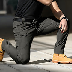 Tobchonp relaxed-fit cargo pants with multi pockets for tool storage on the go.