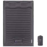 TOBTOS double sleeping pad fully inflated for two-person comfort on rugged ground