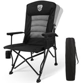 TOBTOS oversized camping chair backrest adjustable for customizable support.