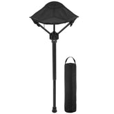 Toddmomy folding tripod chair on a sunny campsite, lightweight and easy to carry.