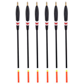 Toddmomy rock fishing floats 6pc set, stable bobber performance for lakes and rivers.
