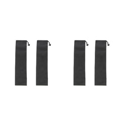 Toddmomy tent pole storage bags open showing compact organization for camping gear