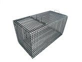 Tomahawk coated live fish box front view showing corrosion-resistant saltwater construction.
