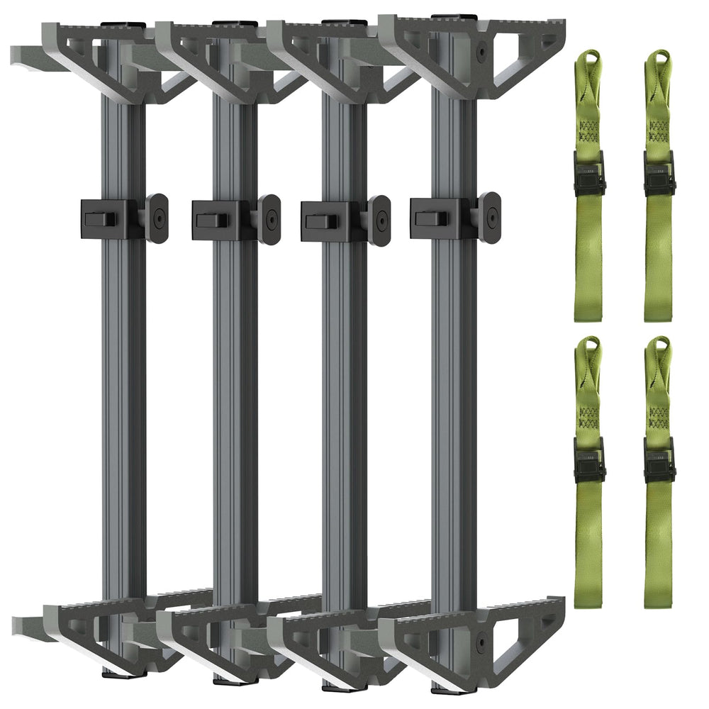 Tomaki aluminum hunting sticks non-slip bracket provides secure footing on branches