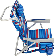 Tommy Bahama backpack chair padded backpack straps comfortable carrying.