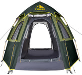 Toogh camping tent with instant setup demonstrates quick shelter in minutes for outdoor trips