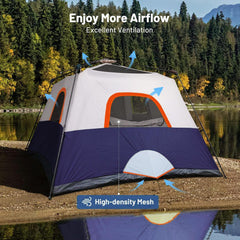 Toogh Oxford fabric floor tent—durable, waterproof base for camping