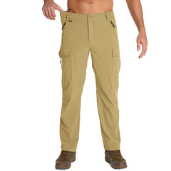 Toomett men's hiking pants front view highlighting lightweight convertible design for outdoor versatility on hikes