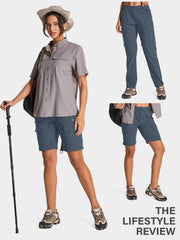 Toomett cargo pockets hiking pants hold essentials during hikes.