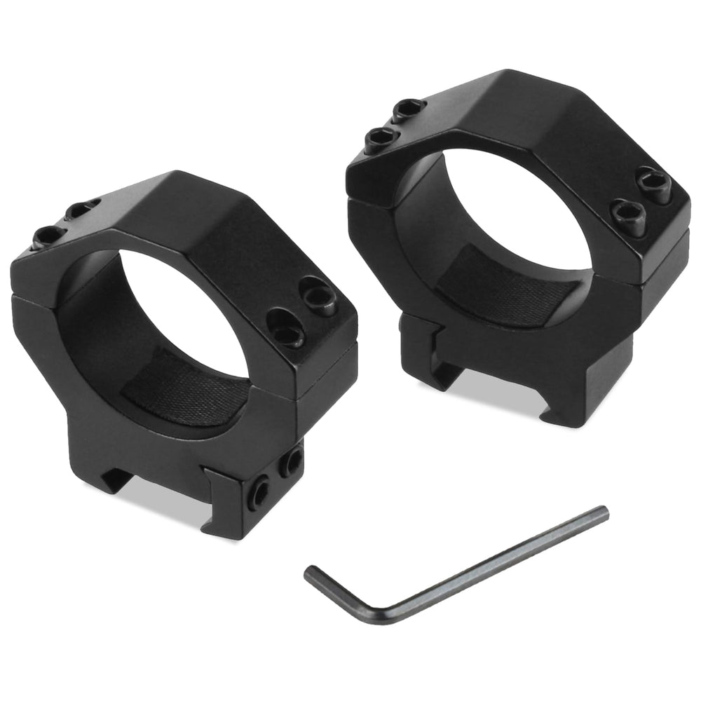 ToopMount 34mm Picatinny ring close-up showing secure recoil grip for stability